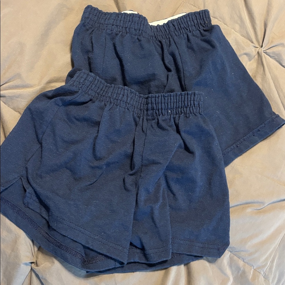 Navy Blue Elastic Waist School Uniform PE Shorts